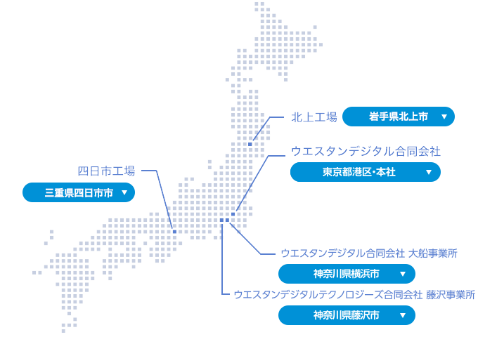 ウエスタンデジタルの日本拠点