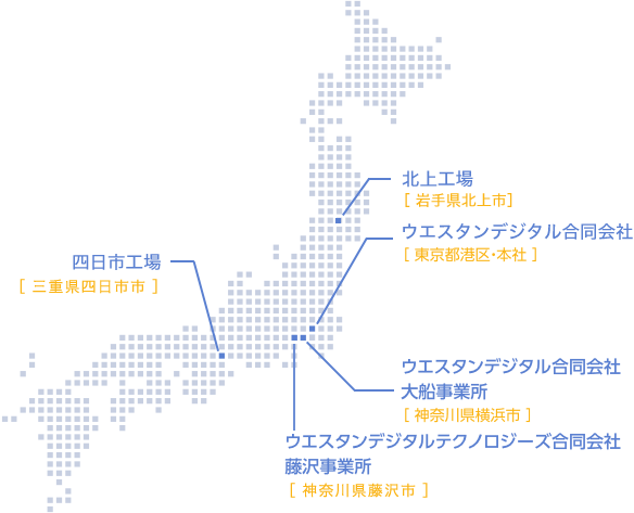 ウエスタンデジタルの日本拠点